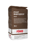 Д9-01-15 Рунит Фибродекор серый (Рунит Фибробетон белый литьевой) 25 кг