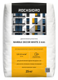 ROCKGIDRO "MARBLE DECOR WHITE" 2 mm (Шуба) 25кг